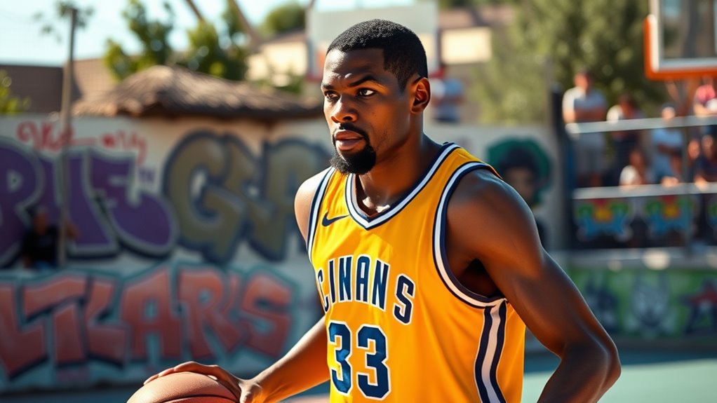 durant s early basketball development