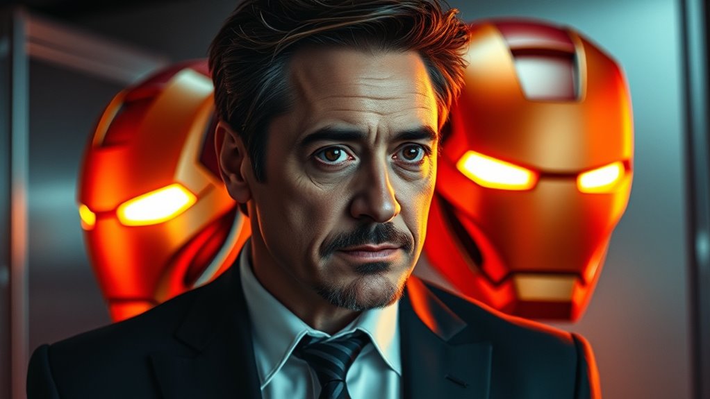 iconic iron man transformation