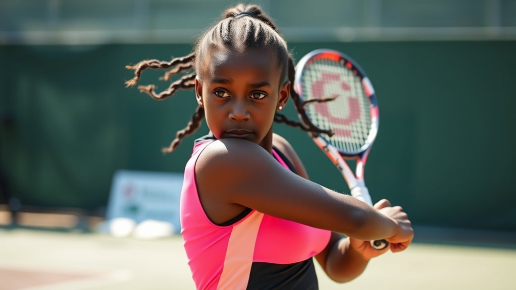 rising tennis star achievements