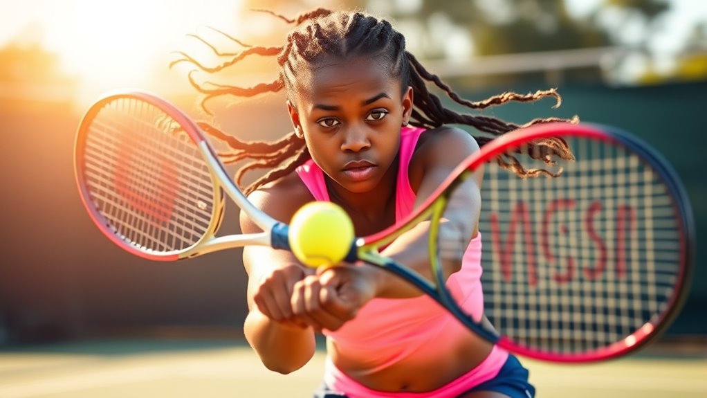 teen tennis star emerges