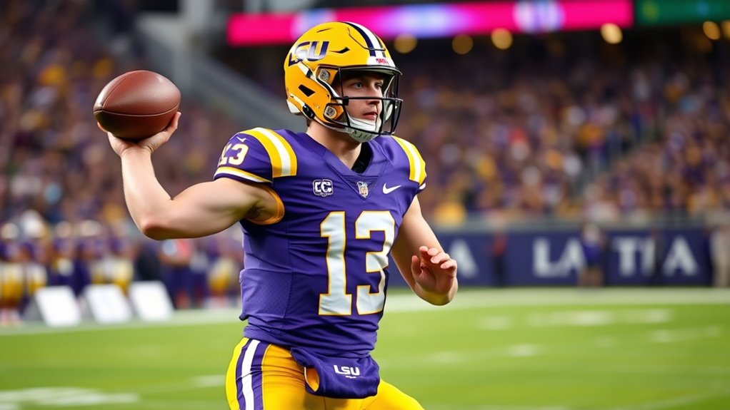 burrow s college record breaking rise