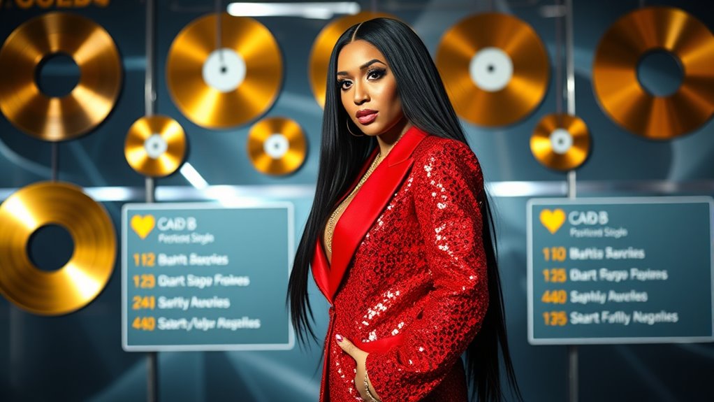 cardi b s chart success