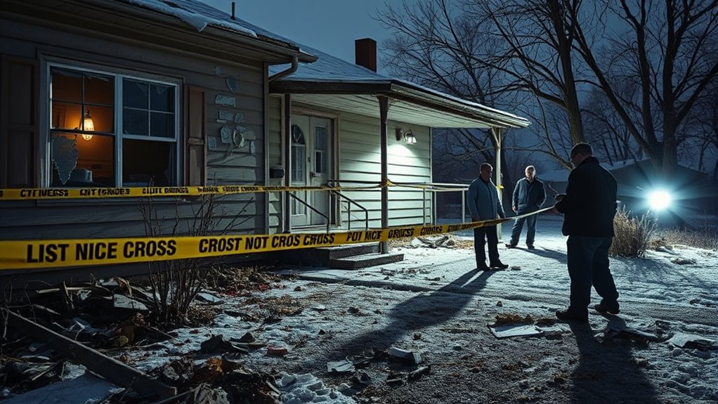 house demolition ends evidence collection