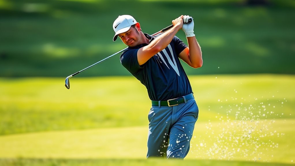 precise efficient golf swing