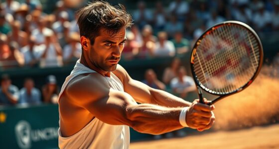 rising tennis star