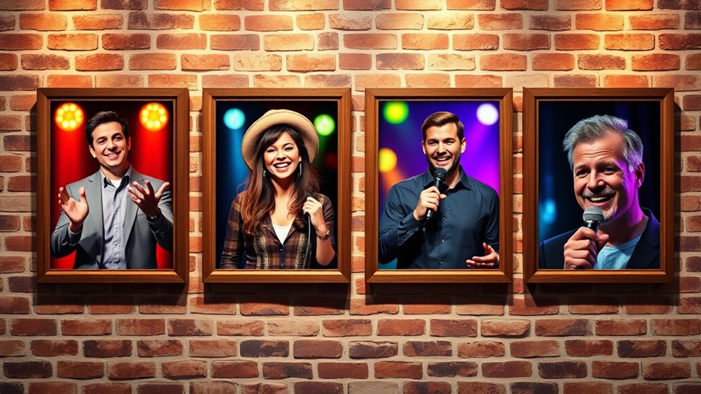 top comedians biographies