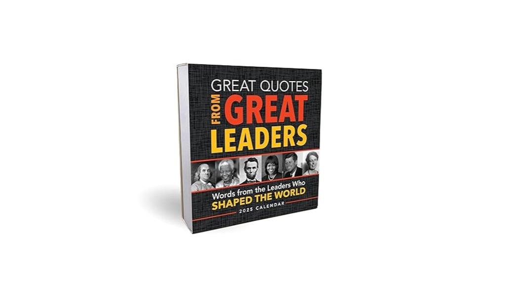 2025 leadership quotes calendar