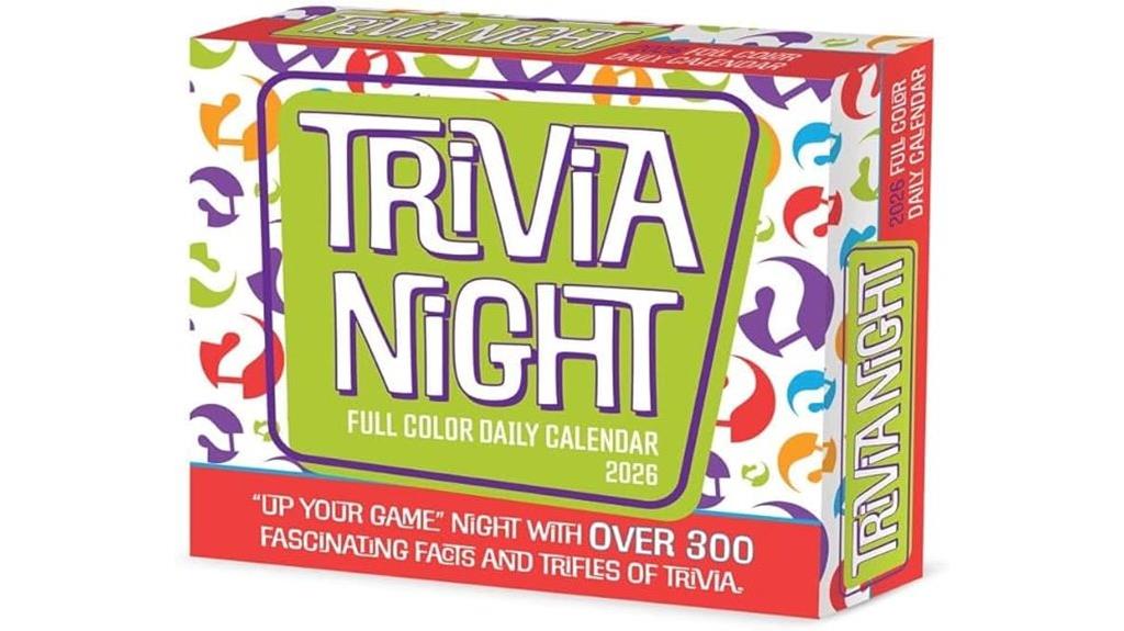 2026 trivia night calendar