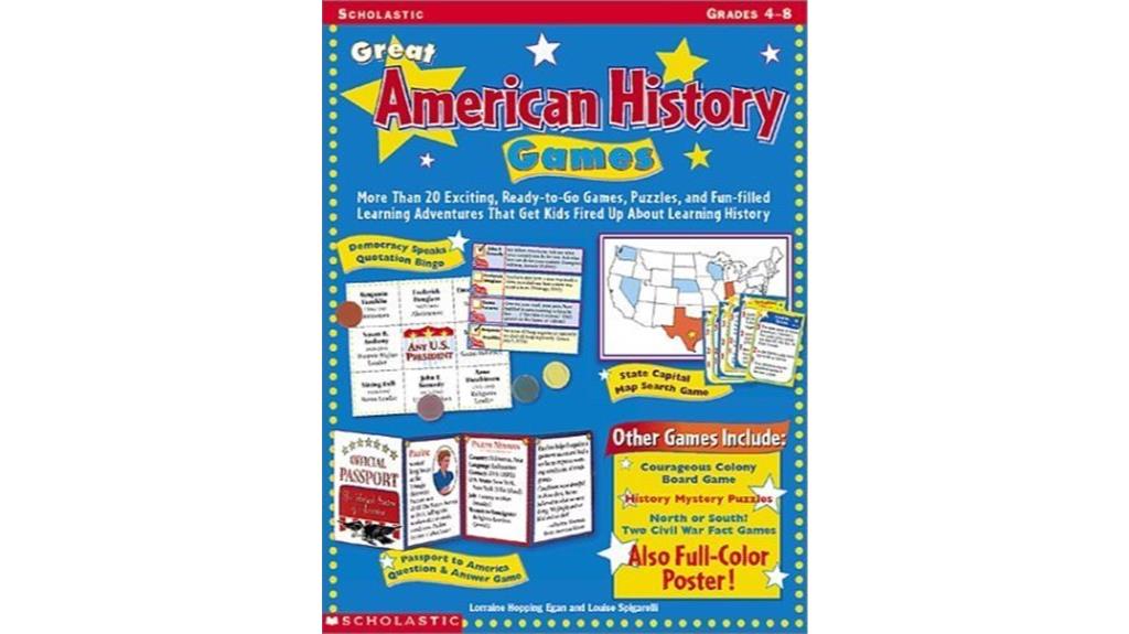 american history educational games