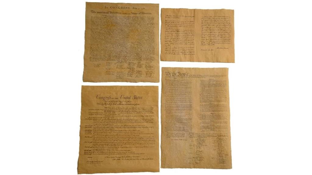 antiqued parchment us set