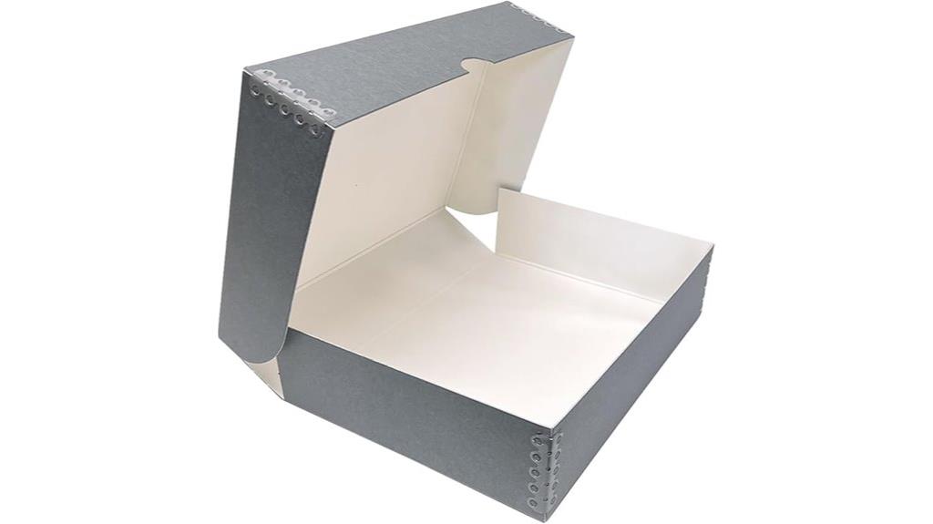 archival clamshell storage box