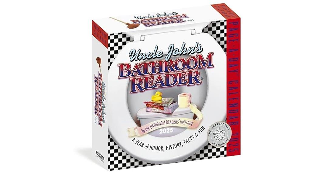 bathroom facts calendar 2025