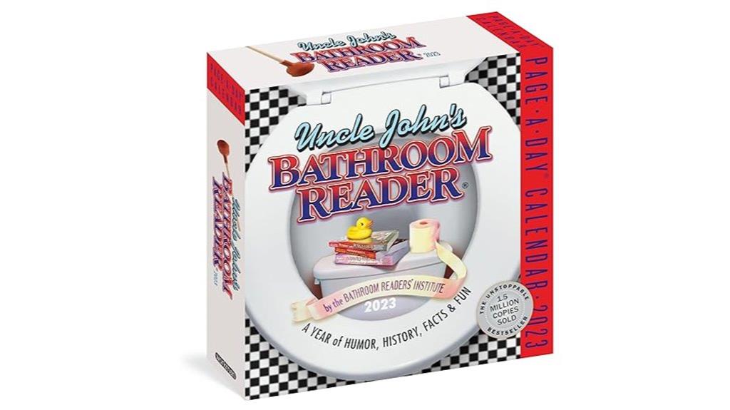bathroom reader calendar