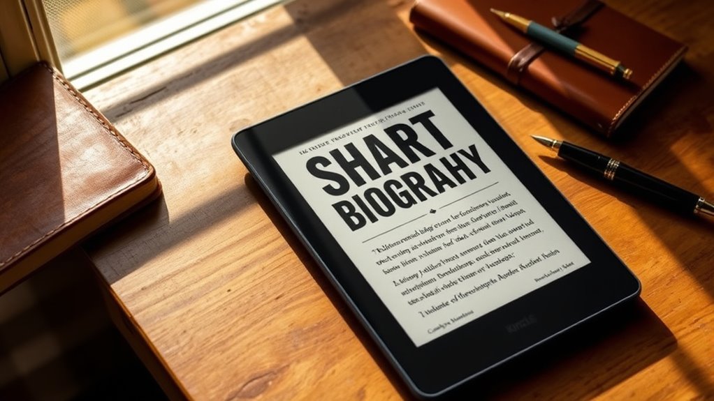 choosing engaging relevant biographies