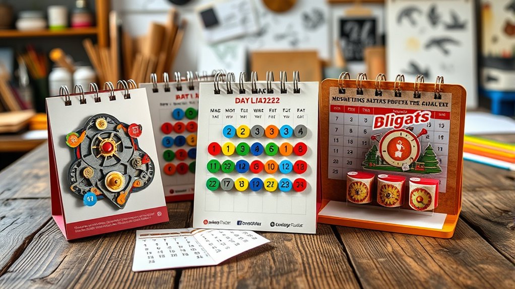 creative daily invention calendars