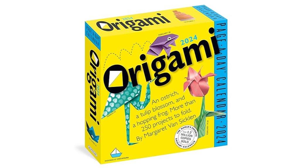 daily origami project calendar