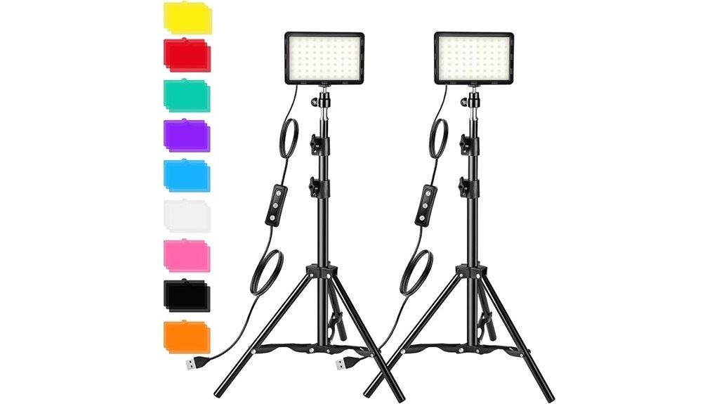 dual led video lighting