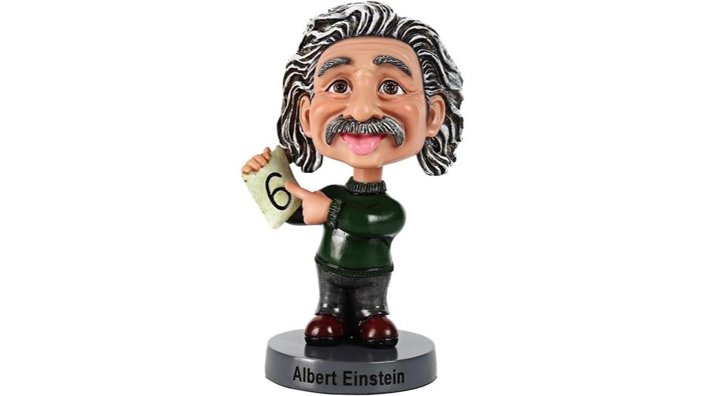 einstein resin bobblehead decor