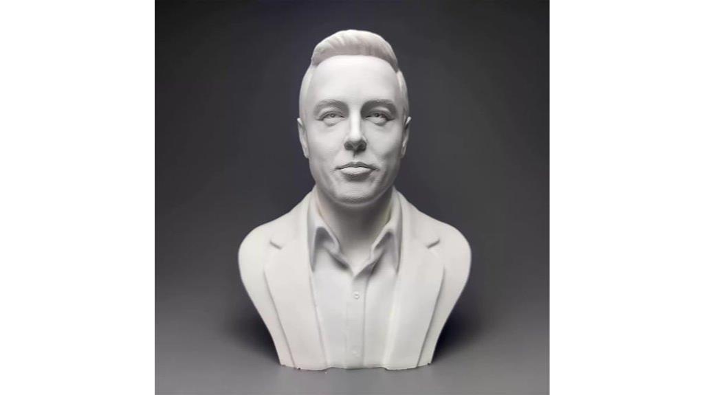 elon musk bust statue
