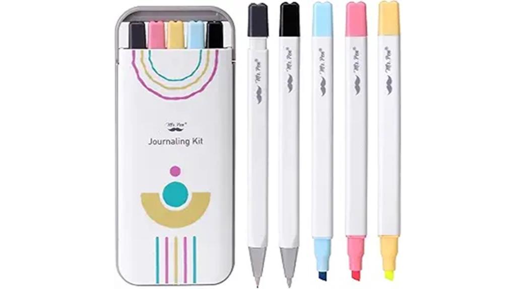 five pack pen journals