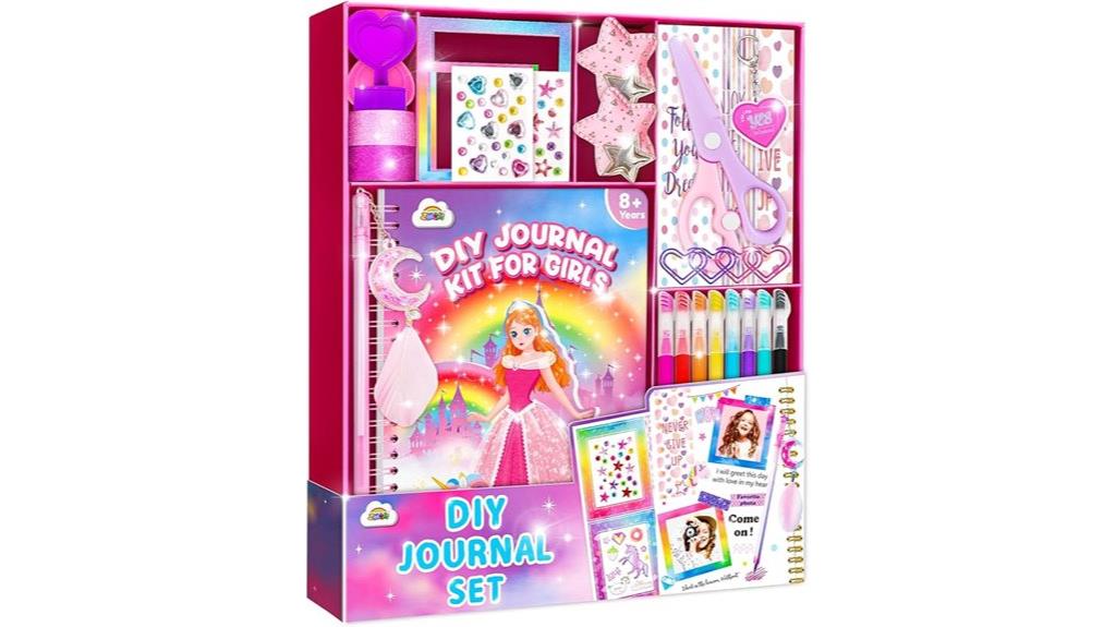 girls crafting journal kit