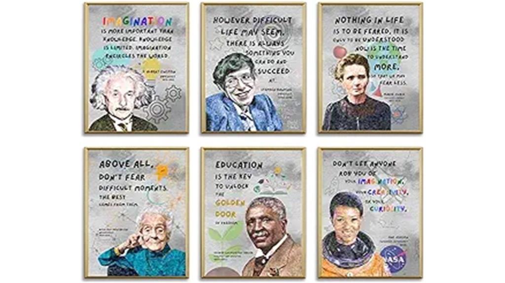 inspiring scientist classroom decor