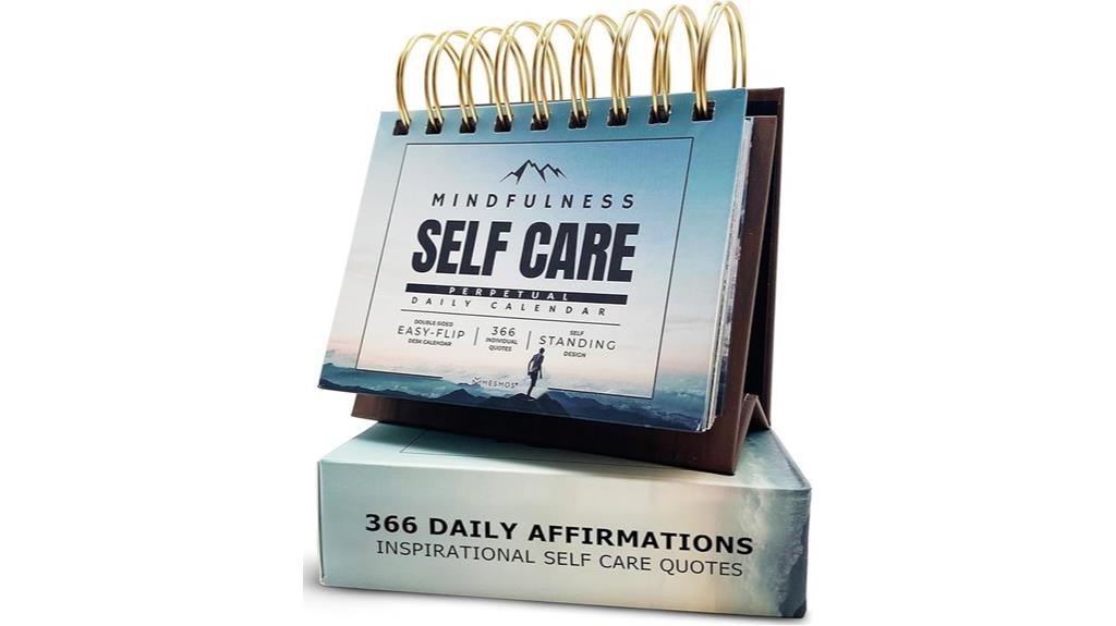 mindfulness self care quotes calendar