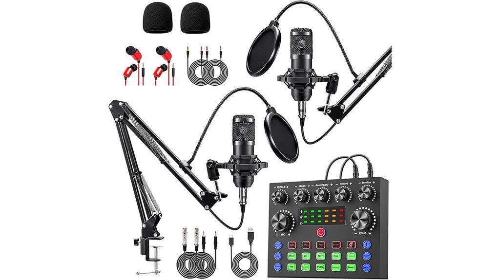 podcast bundle with microphone