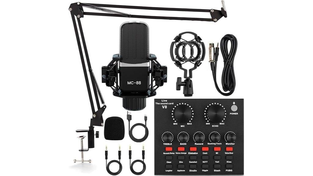podcast gear with audio interface