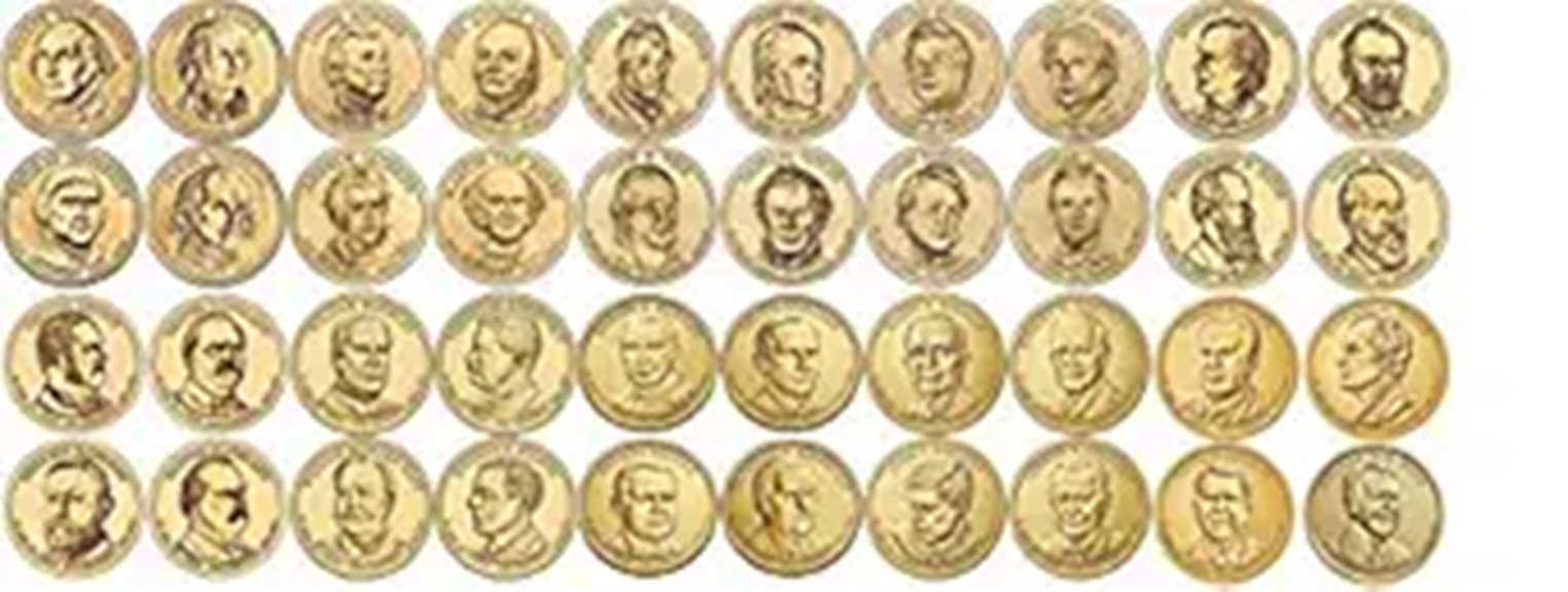 presidential dollar coin set