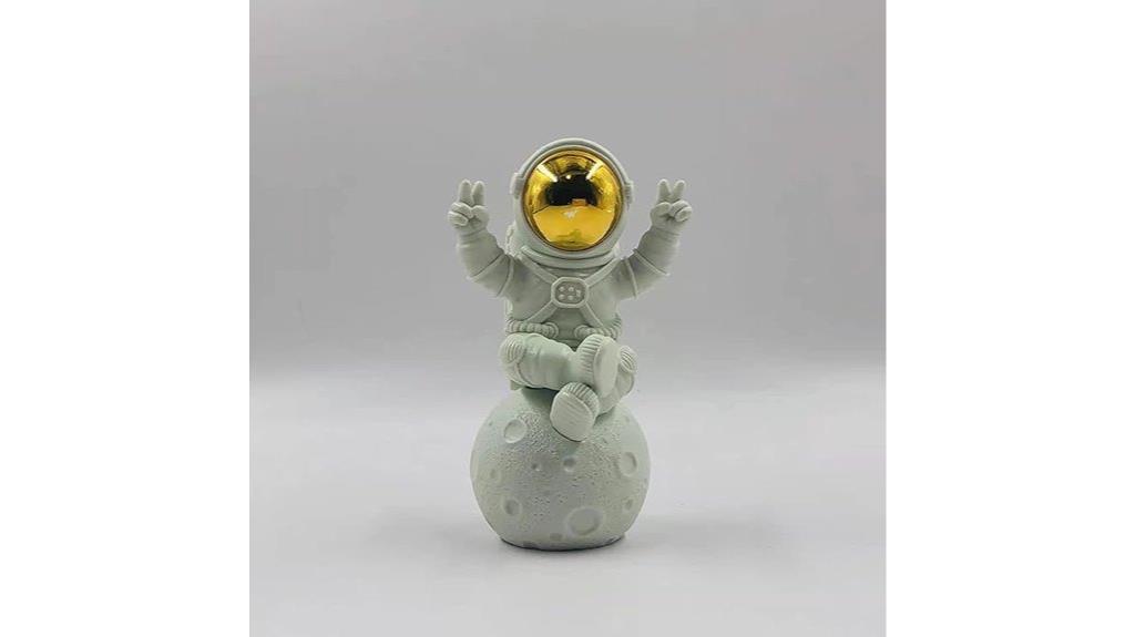 space themed figurine sculpture