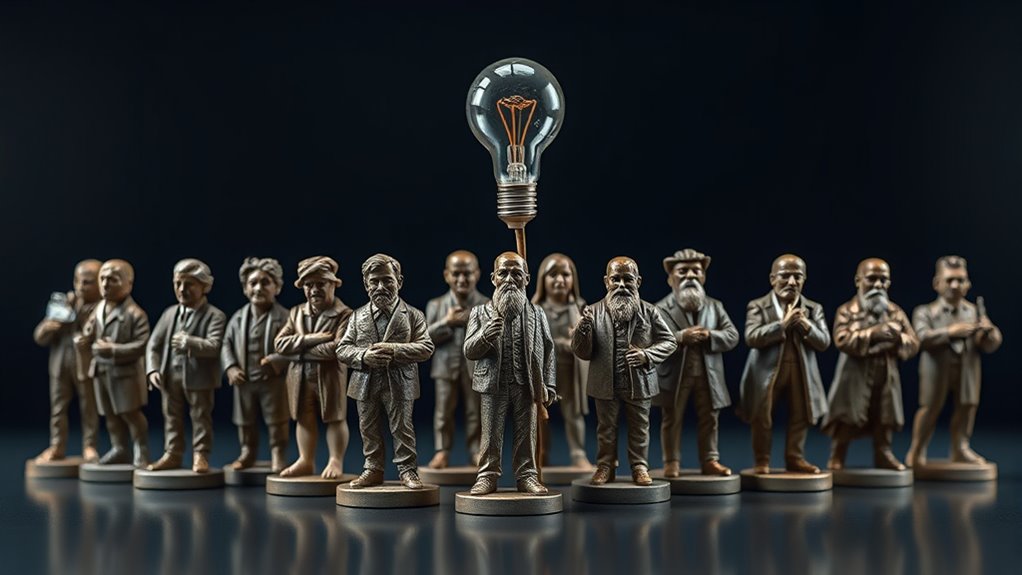 top inventor miniature statues