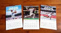 top sports legend calendars