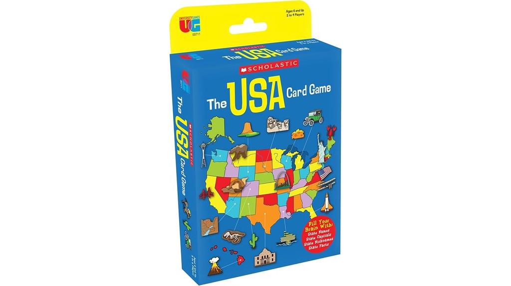 travel card game for kids