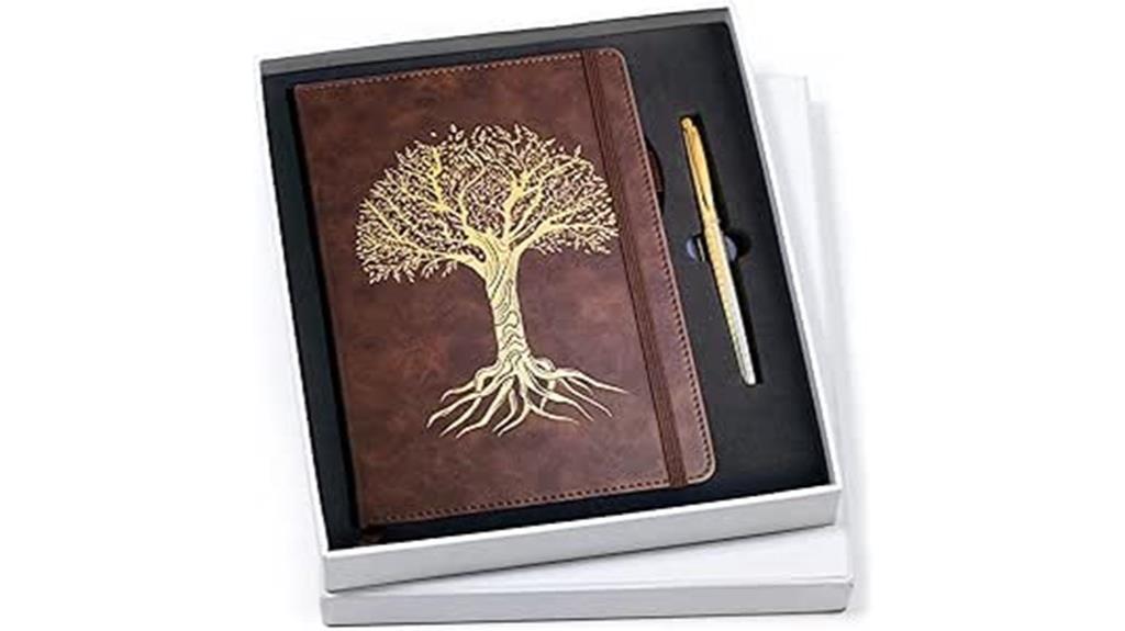 vegan leather journal set