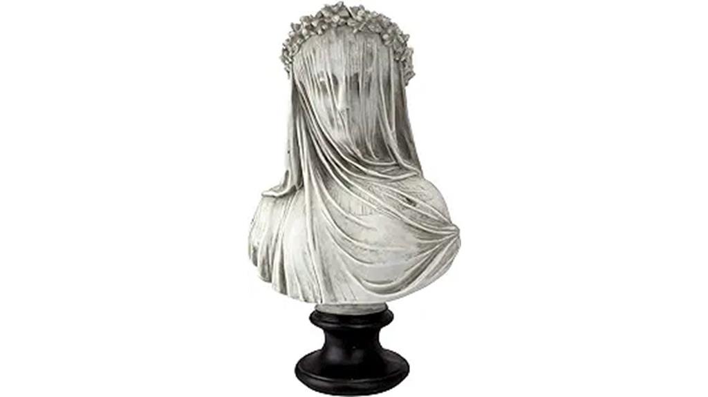veiled maiden indoor bust