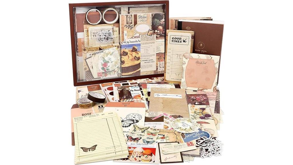 vintage scrapbook kit quantity