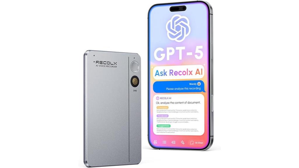 voice recorder with templates