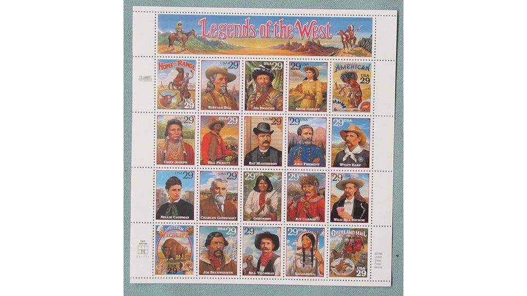 western legends stamp