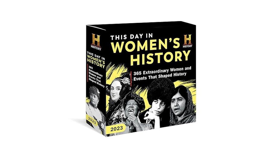 women s history daily calendar