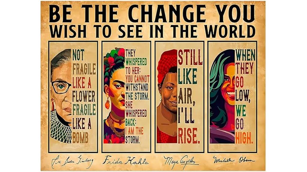 women s inspirational history poster