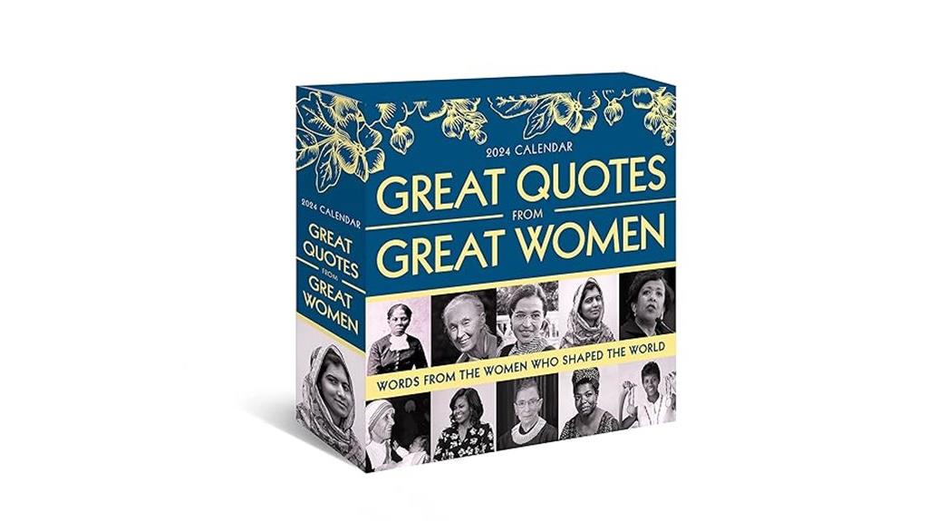 women s inspirational quotes calendar