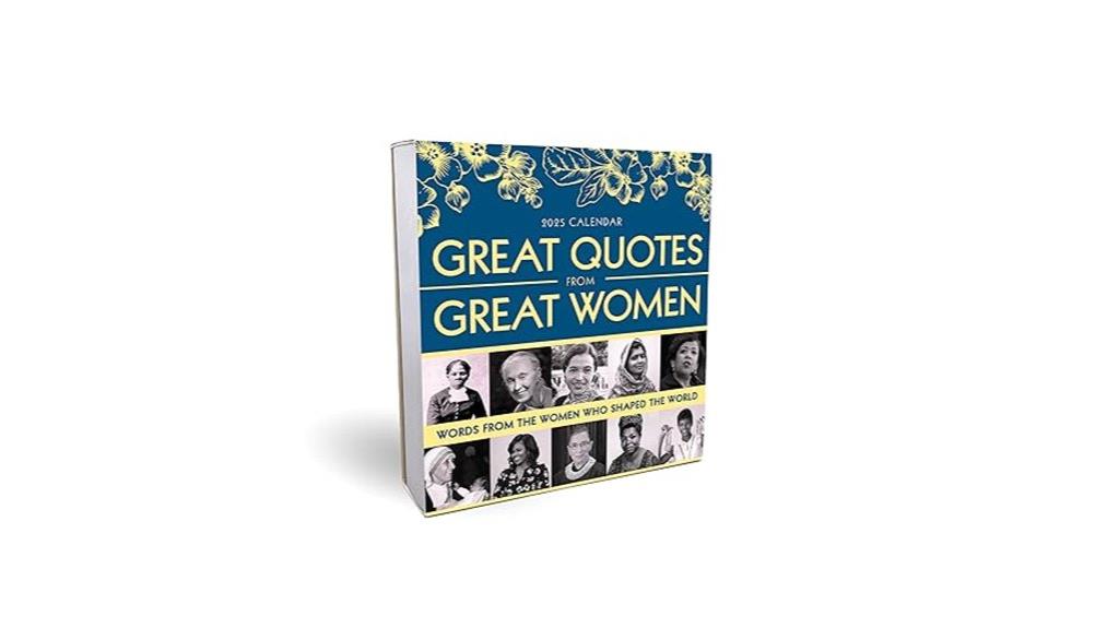 women s inspirational quotes calendar