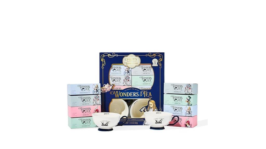 wonderland tea gift set