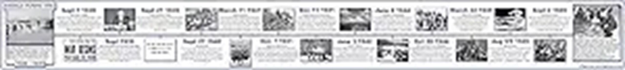 wwii timeline classroom decor