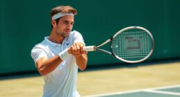 graceful consistent tennis style