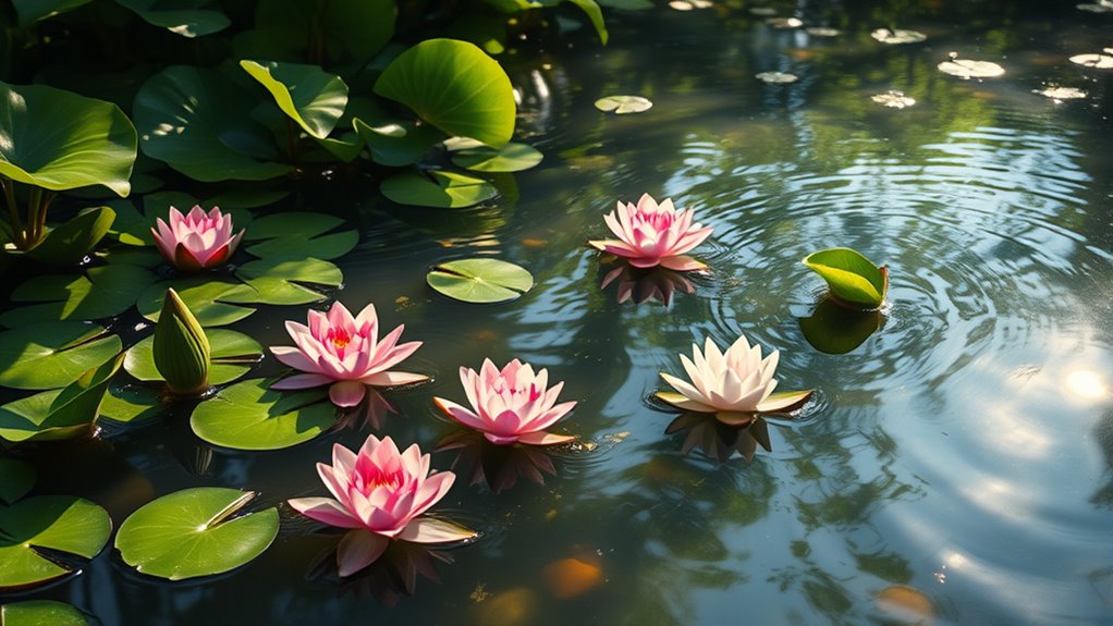 monet s luminous water lilies