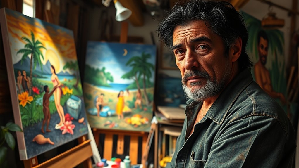 stockbroker turned artist