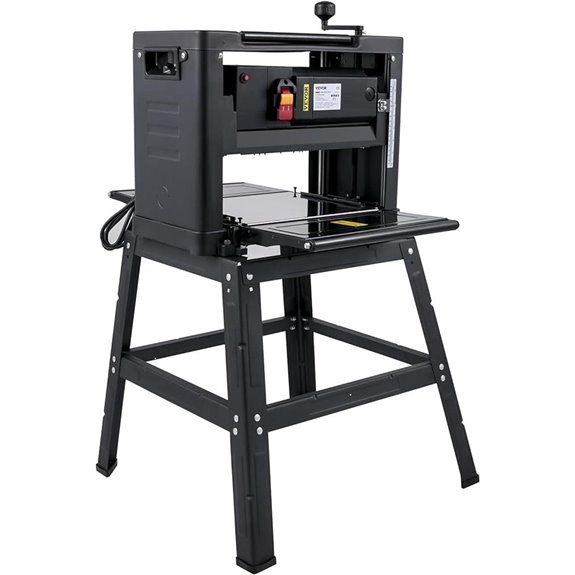 VEVOR 13-Inch Benchtop Wood Planer with Stand