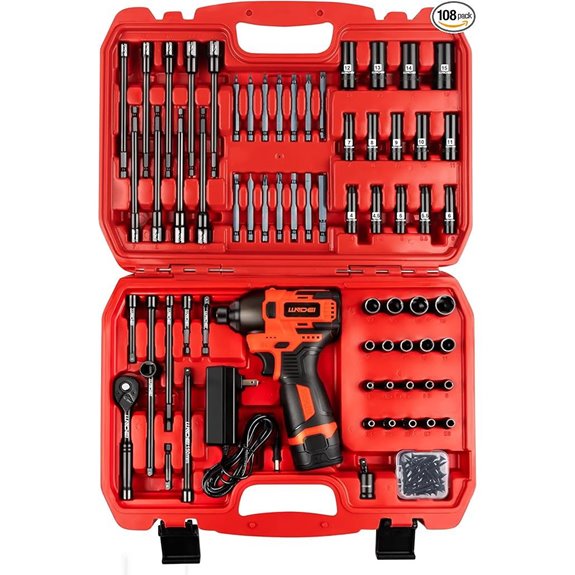 16V Brushless Impact Driver Kit with 108 Pieces